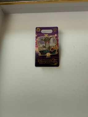 Disney Purple 25th Anniversary Aristocats Enamel Phone Charm Case Accessory